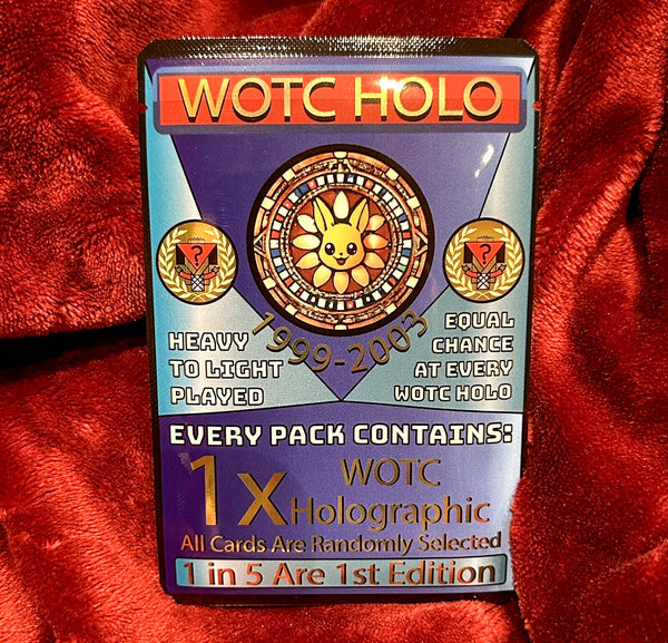 WOTC Holo Pack — Classic (Guaranteed Vintage Holo) — sealed vintage WOTC Pokémon mystery pack, played condition